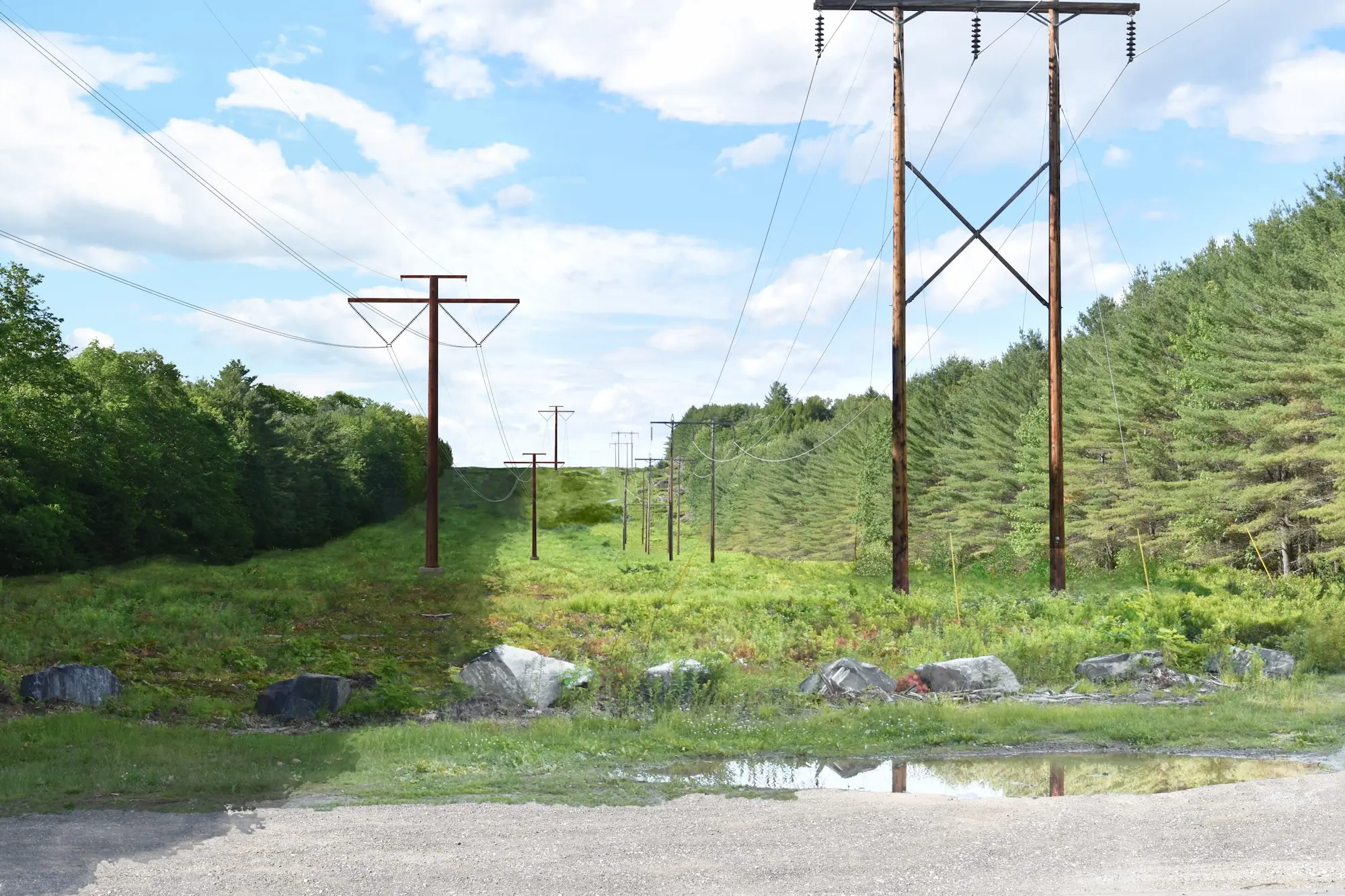 Línea de transporte de alta tensión de Maine