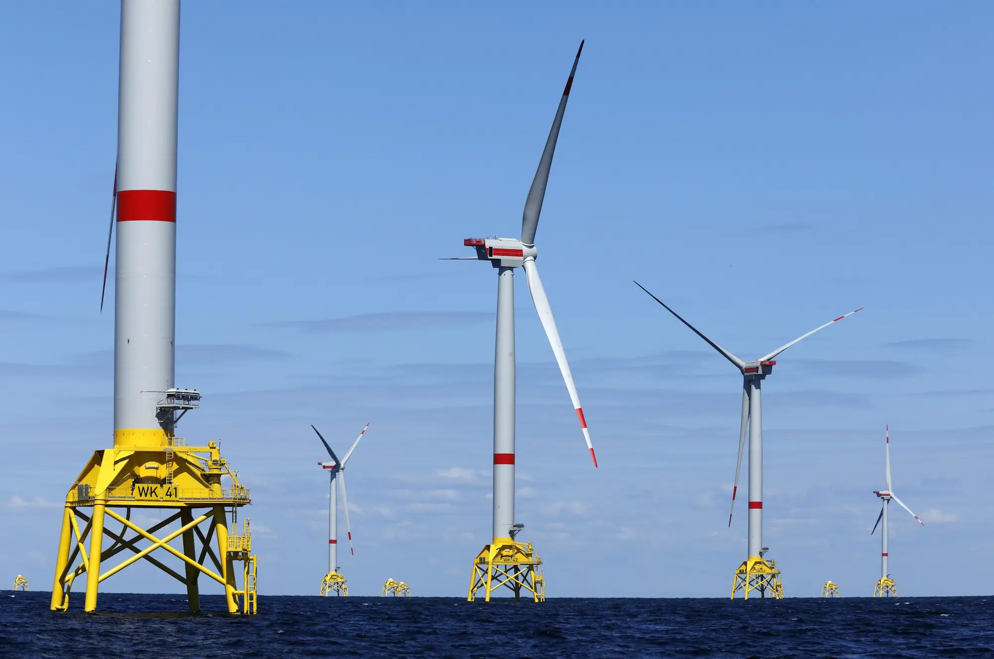 Imagen sobre el parque eólico marino de Wikinger en Alemania
